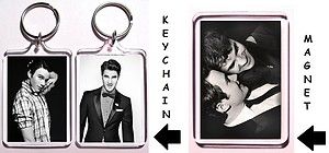 Chris Colfer Kurt Darren Criss Blaine of Glee Acrylic Keychain Magnet 