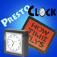 Presto Clock Steel Grant Vanish Kids Show Magic Trick