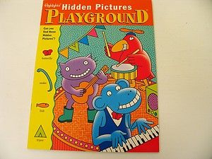 Playground Hidden Pictures Highlights Kids Puzzle Book Search