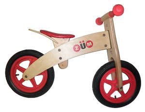 Zum Wooden Balance Push Bike New Childrens Kids