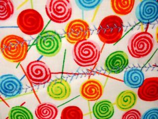 Lollipop Tracks Childrens Finished Quilt 33 5x43 Cute