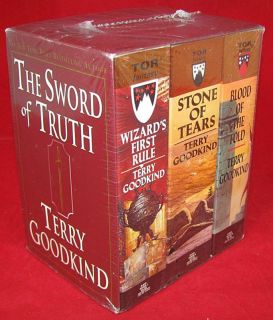 The Sword of Truth 3 Book PB Box Set by Terry Goodkind, New