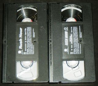   Rush Hour 2 VHS Movie Set New Line Jackie Chan Chris Tucker