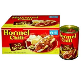 Hormel Chili No Beans 6x15oz Cans No Preservatives
