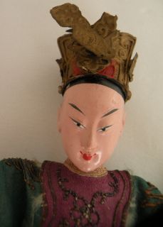 this lovely chinese opera doll is 11 tall his face hands and feet are 