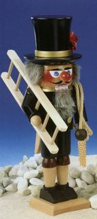 Steinbach SIGNED Chimney Sweep Wood German Christmas Nutcracker