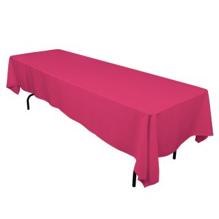 60 x 126 in Polyester Tablecloth for Wedding Kitchen or Reception 