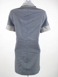 Charlotte Ronson Short Sleeve Denim Shirt Dress Size 2