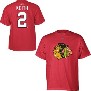 Chicago Blackhawks Duncan Keith Red Jersey T Shirt Sz Large