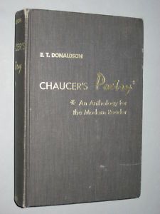 Chaucers Poetry E T Donaldson 1958 Anthology Vintage