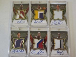 HUGE AUTO LOT OF 22ct. 06 07 EXQUISITE LIMITED LOGOS /50 LEBRON JAMES 