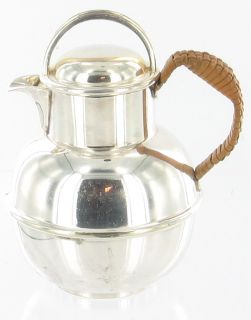 ellis antique antique pairpoint silver plate mission hot water jug