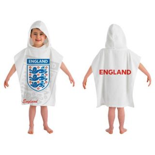 Kids Girls Boys Holiday Beach Swimming Hooded Cotton Poncho Towel 