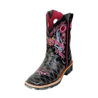   Western Boots Girls Showbaby Rocker Childrens Black 10007985