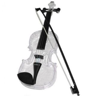 Childrens Toy Violin Musical Instrument for kid transparent