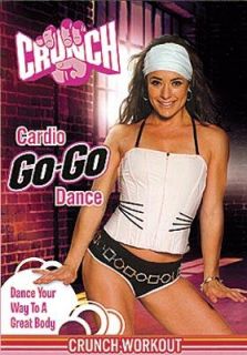Crunch Fitness Cardio Go Go Dance Exercise DVD New Dance Fitness 