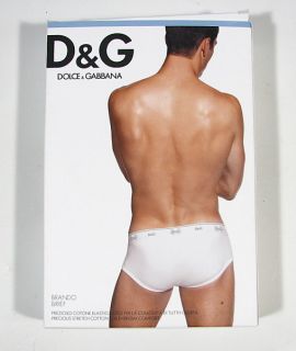 Dolce Gabbana Daily Cotton Mens Brando Brief Stretch Cotton D G 