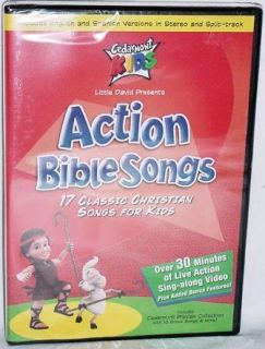   Action Bible Songs New DVD 17 Classic Christian Songs for Kids