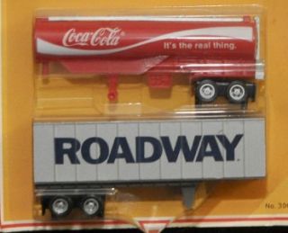 Tyco Electric Trucking Slot Car Freight Trailer Roadway Coca Cola No 