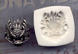 Handmade Polymer Clay Mold Chinese Dragon Head