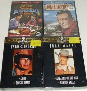   DVD LOT   McLintock, Rodeo Racketeers, Chino, Rainbow Valley, & MORE