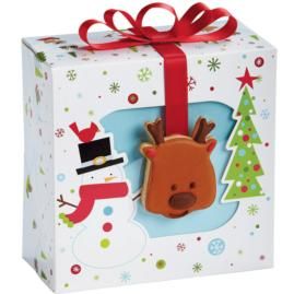 Wilton HOLIDAY Metal COOKIE CUTTER SET Santa Reindeer Present