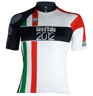 Santini Giro Milan 14cm Zip Jersey 2012