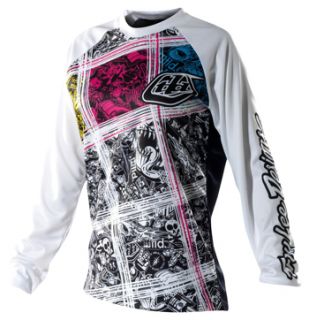 troy lee designs womens rev jersey 2011 features raglan sleeves
