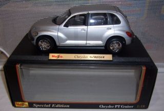 Chrysler PT Cruiser Maisto Special Edition 1 18 Silver Mint in Box