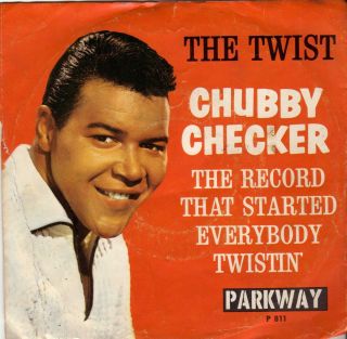 Chubby Checker 45 RPM The Twist Twisting USA