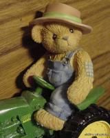 Cherished Teddies Chuck John Deere Teddy Bear Tractor 4010 Diesel 2000