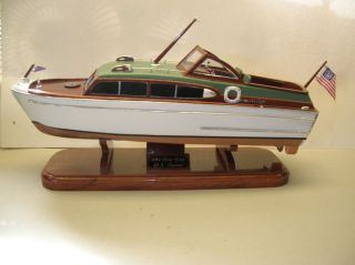 Vintage 1954 Chris Craft 33 Foot Captain Model Boat Custom Made 1 1 2