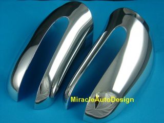 Chrome Mirror Covers for 1998 06 Mercedes W220 s Class