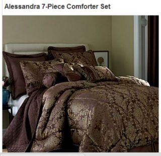 Chris Madden Alessandra 7 Piece Comforter California king NEW