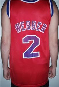 Chris Webber Washington Bullets Wizards Vtg NBA 48 Champion Basketball