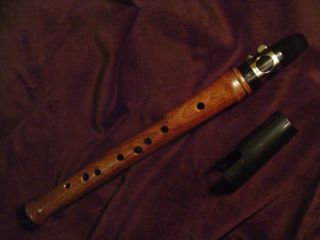  Wood Pocket Clarinet (Chalumeau) electronically tuned to the key of C