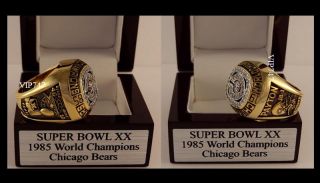 1985 Chicago Bears World Champions Championship Super Bowl XX NFL Ring