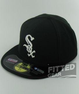 Chicago White Sox Game Home Black White New Era 59Fifty MLB Fitted