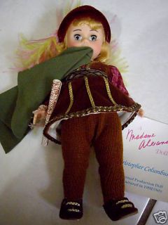 Madame Alexander RARE Le Christopher Columbus Doll 1992