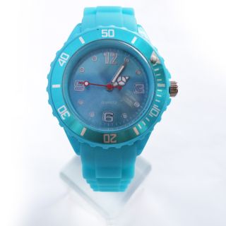 Small Face Size Childs Sport Watch Silicone Sheet Jelly Wrist Quartz
