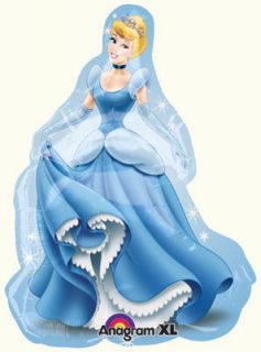 Cinderella Mylar Balloon Disney Princess Birthday Party Supplies
