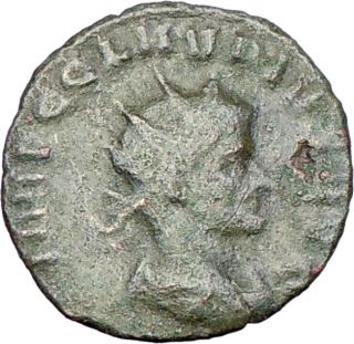 Claudius II Gothicus 270AD Authentic Ancient Roman Coin Annona Wealth