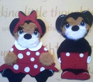 Custom Disney Minnie Mickey Mouse Disneyland Kids Tear Bear Kira AP4P