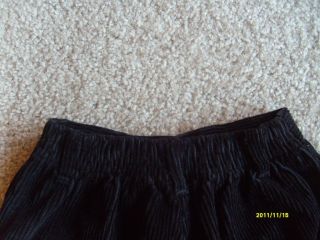 Boys Size 6 Class Club Black Cords Corduroy Cotton Dress Pants Stretch