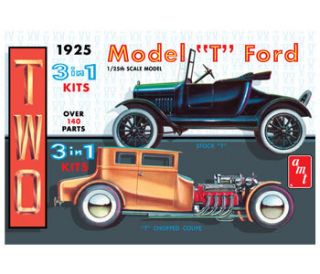 AMT 1925 Ford T 3N1 Model Car Mountain KIT 1 25 FS