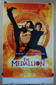  THE MEDALLION Orig 27 X 40 DS Movie Poster JACKIE CHAN CLAIRE FORLANI
