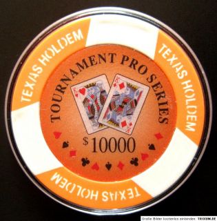 CHIP 10$ POKER Professional TEXAS HOLD´EM CARD GUARD Tournament