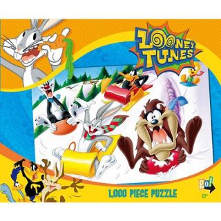 Looney Tunes Sledding 1000 Piece Puzzle