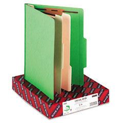 New Smead 14002 Top Tab Classification Folders w 2 Dividers 6 Section