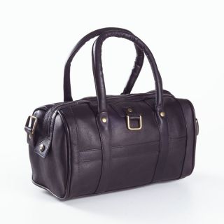 Clava Leather Buckle Barrel Handbag Shoulder Bag Combo Vachetta Cafe